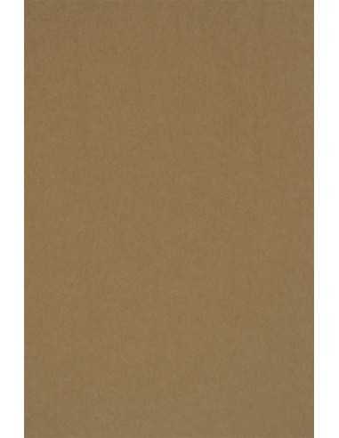 Dekorační hladký ekologický papír Kraft EKO PLUS 340g hnědý pak. 20A5