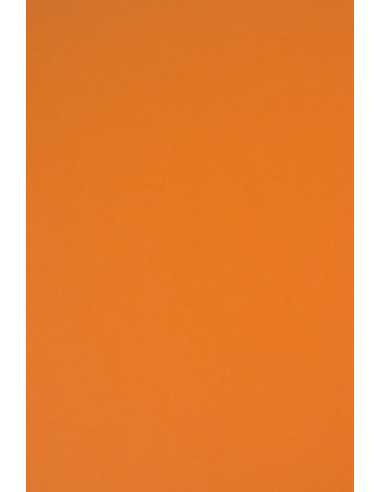 Barevný hladký Dekorační papír Rainbow 230g R24 oranľový pak. 10A5