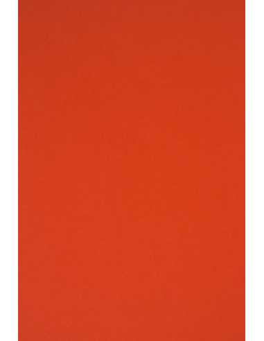 Barevný hladký Dekorační papír Rainbow 230g R28 červený pak. 10A5
