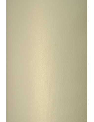 Perleťový metalizovaný dekorativní papír Sirio Pearl 110g Merida Cream ecru pak. 10A5