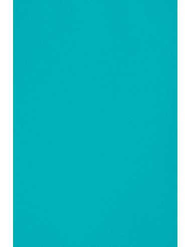 Barevný hladký Dekorační papír Burano 250g Azzurro Reale B55 modrý pak. 10A5