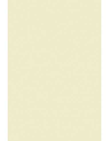 Barevný hladký Dekorační papír Plike 140g Cream ecru pak. 10A4