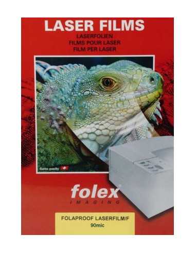 FOLEX FOLAPROOF LASER FILM F Průhledná oboustranná matná fólie pro laserové tiskárny, pak 100A4