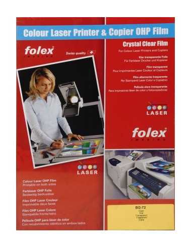 FOLEX BG-72 Průhledná fólie pro barevné laserové tiskárny, bal. 10A4
