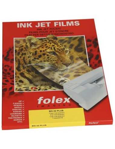 FOLEX BG-32 Průhledná fólie pro barevné inkoustové tiskárny, bal. 10A4