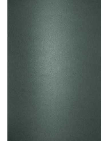 Barevný hladký Dekorační papír Sirio Color 210g Royal Green tmavý zelený pak. 25A4