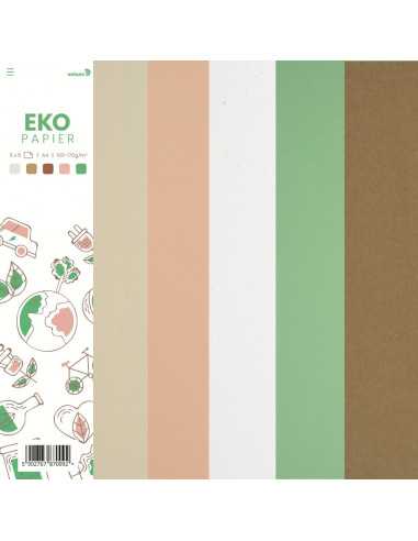 Sestava hladký papír barevné Eco pak. 25A4