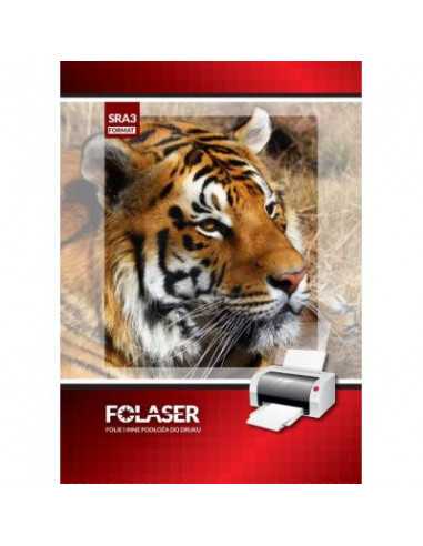 FOLASER B CL Průhledná samolepicí fólie pro laserové tiskárny, balení. 50SRA3
