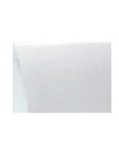 Texturovaný Dekorační transparentní papír Kristall Prago 40g Canvas bílý pak. 10A4