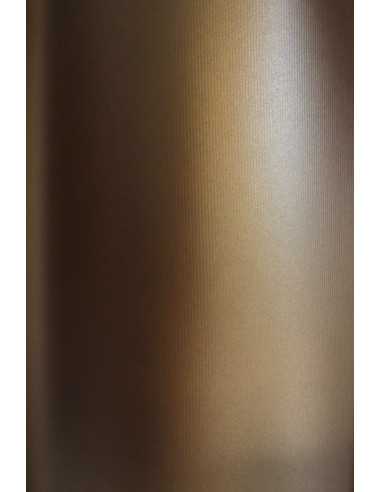 Balení Dekoračního papíru Sirio Pearl 300 g Fusion Bronze s pruhy. 10A4